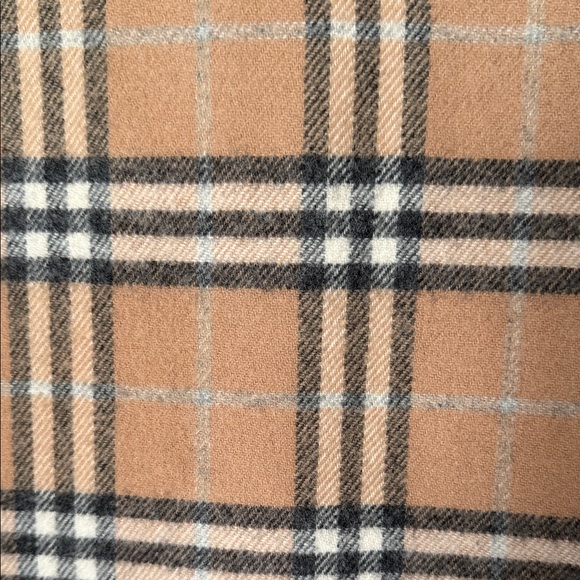 Burberry Plaid Fringe Scarf - Picture 3 of 5